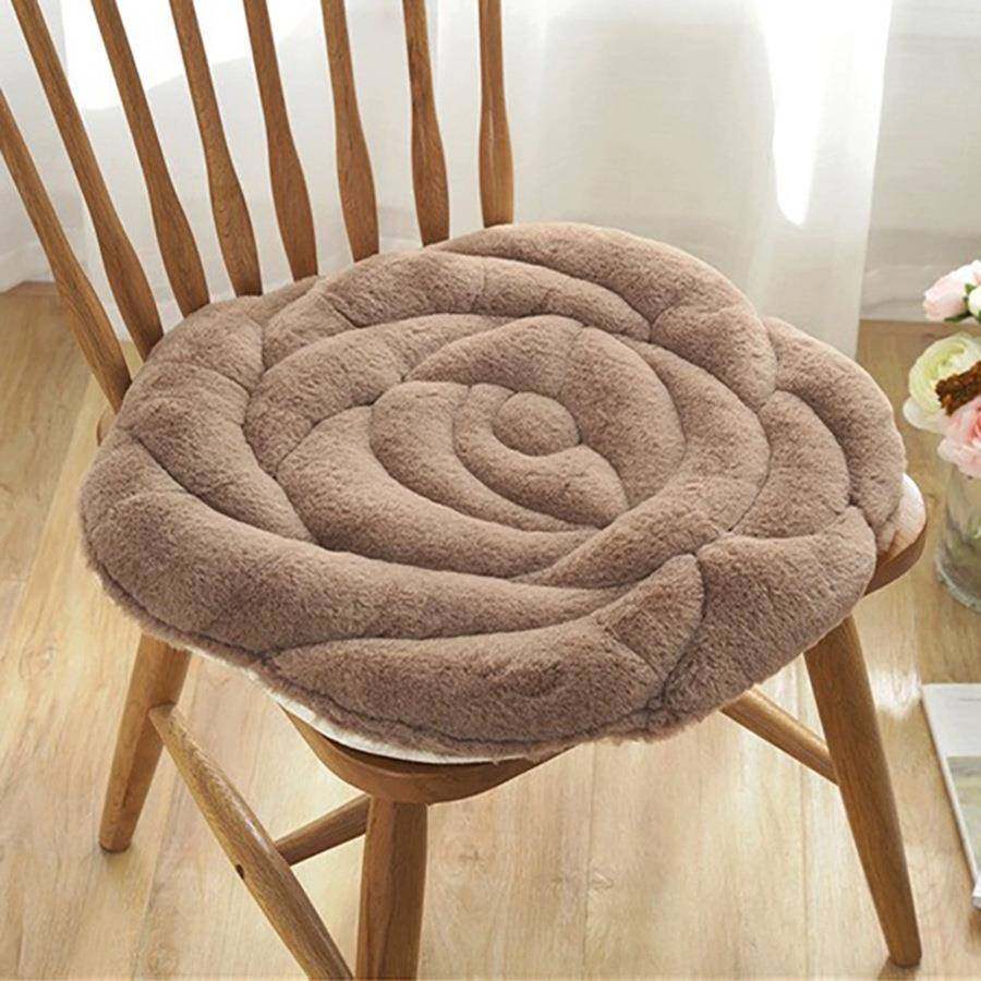毛绒椅子坐垫蒲团垫玫瑰花坐垫加厚椅垫办公室久坐网红屁股垫防滑,居家布艺,美臀垫/保健坐垫,淘宝优惠券,粉丝福利购,淘宝优惠卷