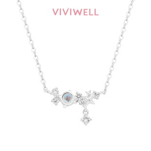 月光星辰 VIVIWELL 项链女S925银轻奢简约百搭小众高级感送女友
