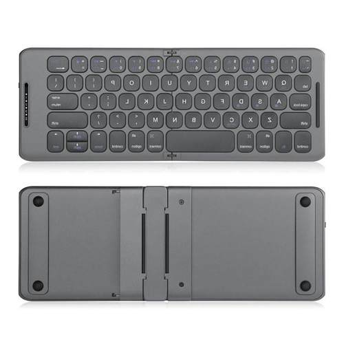 Two folding wireless Bluetooth keyboard laptop tablet phone