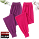 女妈妈宽松棉毛裤 衬裤 保暖裤 老式 女士100%纯棉秋裤 大码 线裤 裤 打底