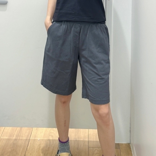 2026夏日新款男装女装松紧腰水洗全棉舒适居家外穿休闲短裤481571