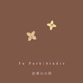 「爱乐之城」简约百搭气质花朵耳钉925纯银小众设计感不对称耳夹