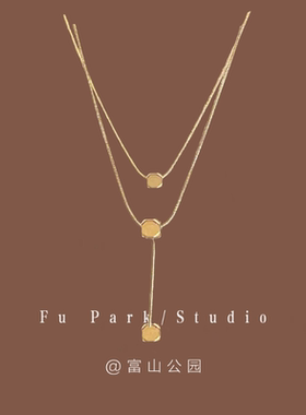 「红茶拿铁」小众双层项链！