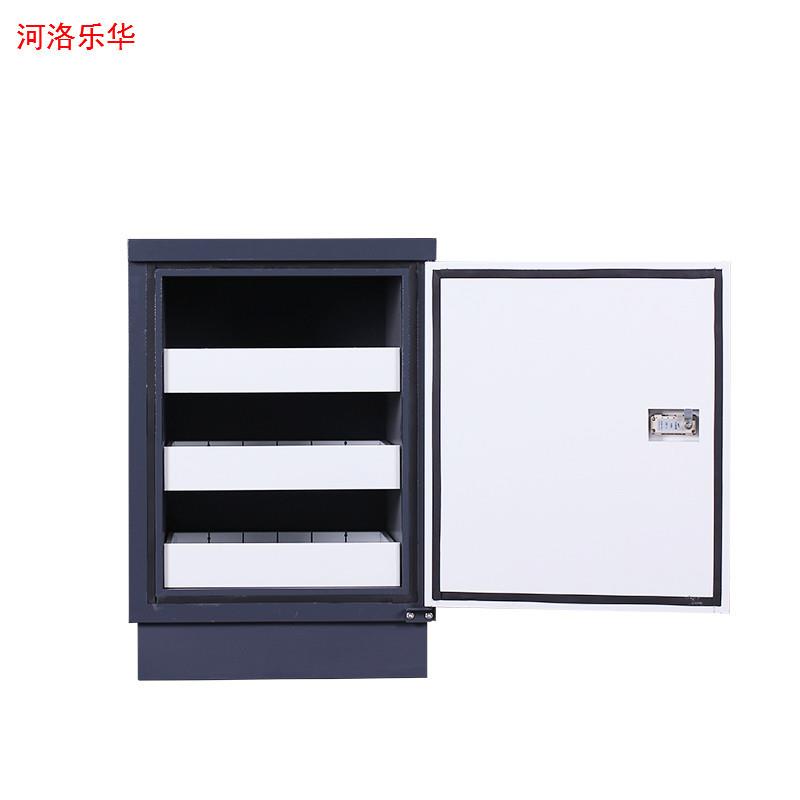 河洛乐华防磁柜门钢制加厚信息安全柜档案文件柜带锁现简约