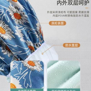 浴帽女防水洗澡女士可爱家用长发专用大号沐浴双层沐浴防湿发 新品