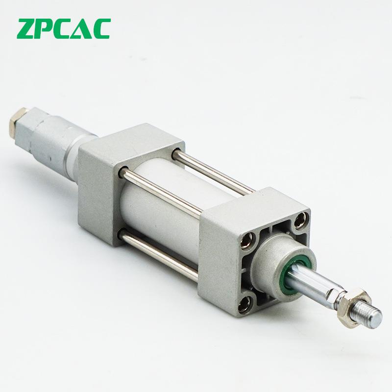 行程可调气缸带磁SCJ32/40/50/63/80/100*25/50-25/50-S 替亚德客