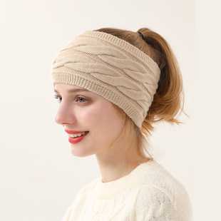 运动头套秋冬天保暖跑步空顶帽子女款男士头巾护耳防风遮脑门发带