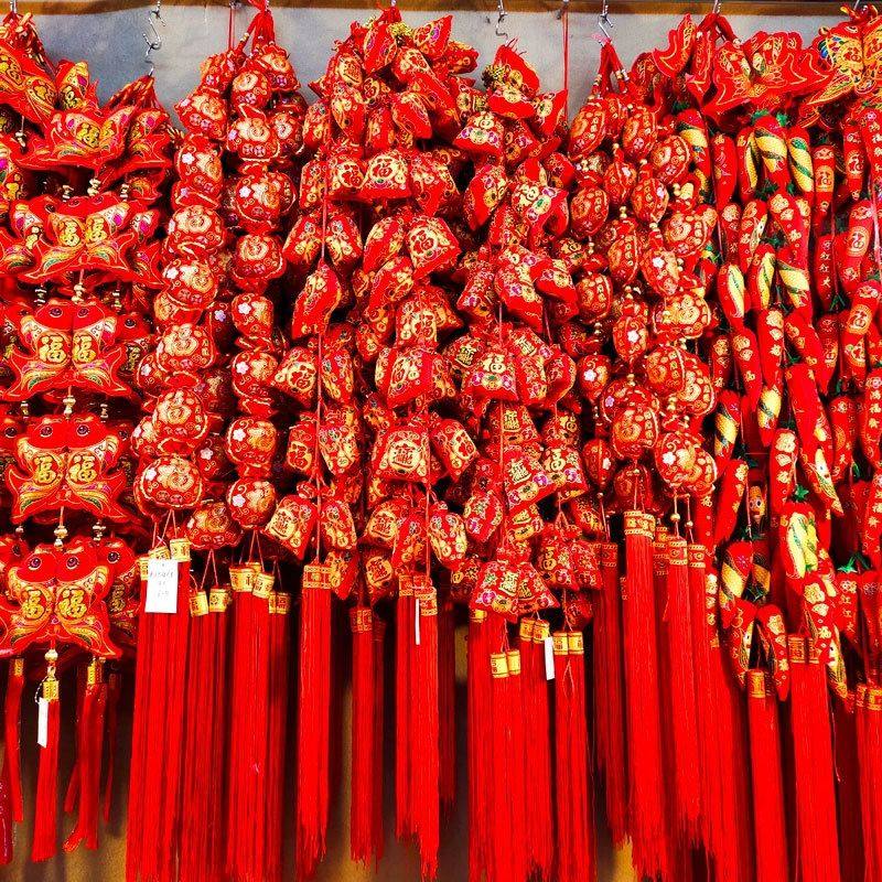 双鱼灯笼过年挂件装饰装中国结室内春节元旦乔迁新年客厅挂饰布置