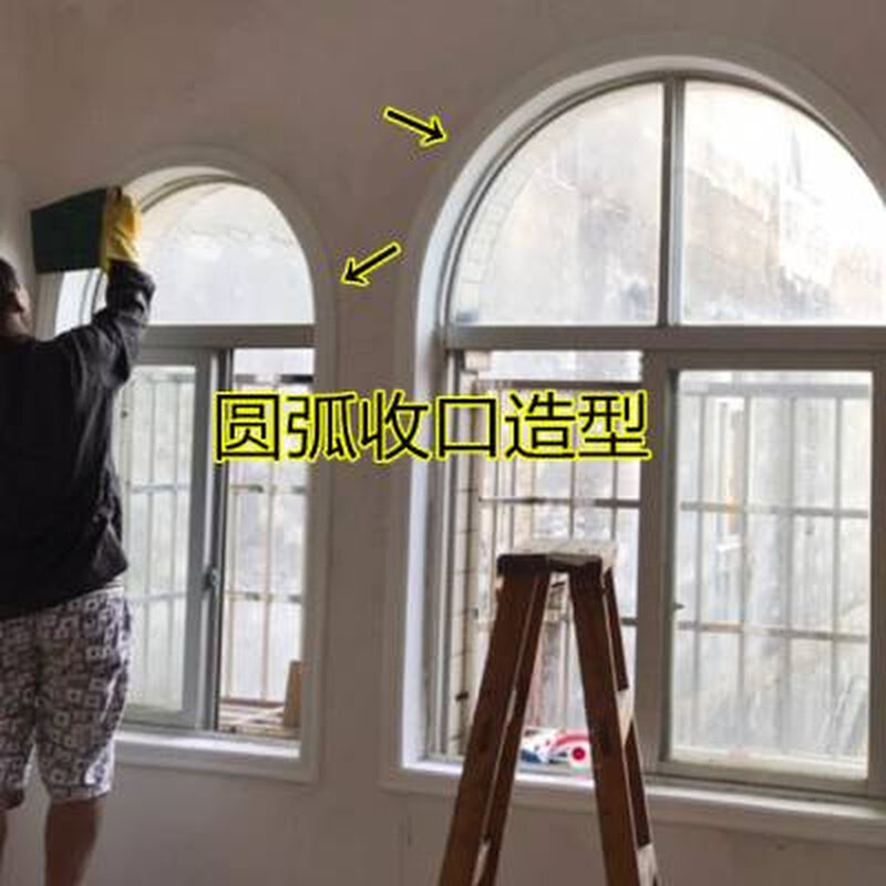 pvc软b线条背景墙吊顶收边装饰条圆弧拱形门套包边塑料PU圆形石膏