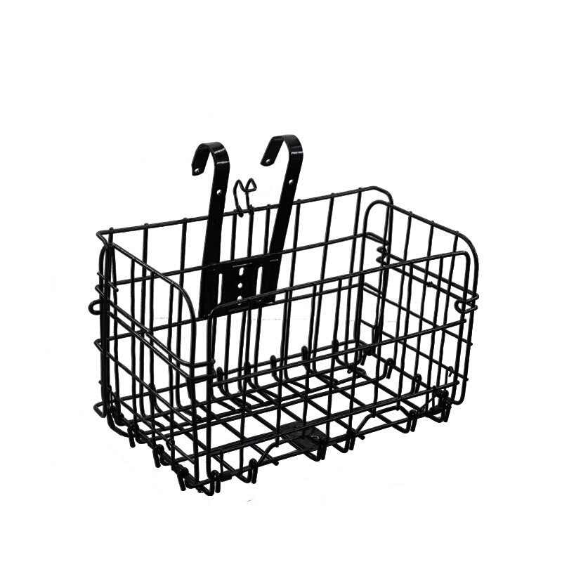 电动自行车车篮子蓝筐山地车前框车篮电动车大号前挂 篮 框后车筐