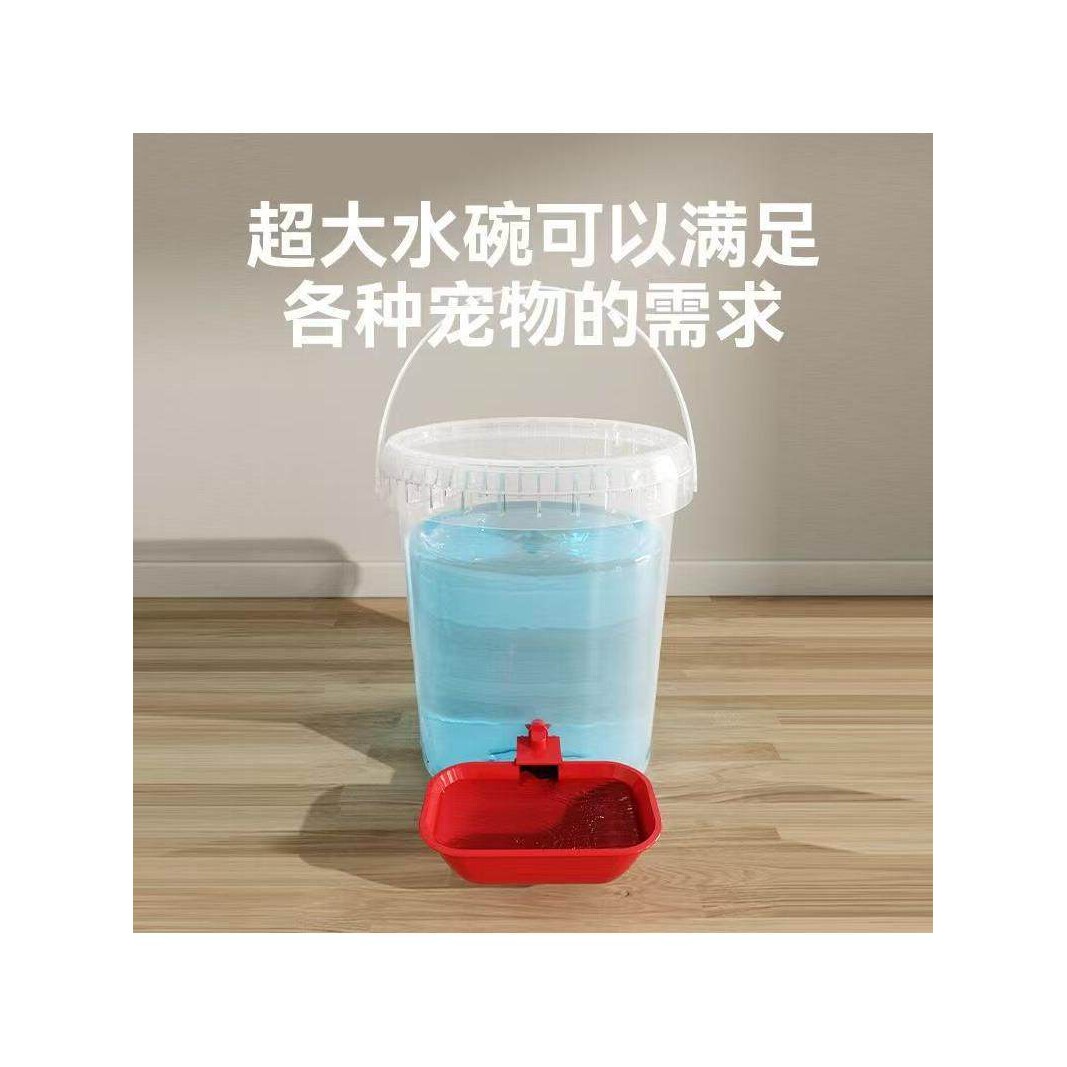 狗狗饮水器喂鸡桶猫咪自动喂水器宠物喝水小狗流动水壶不插电神器
