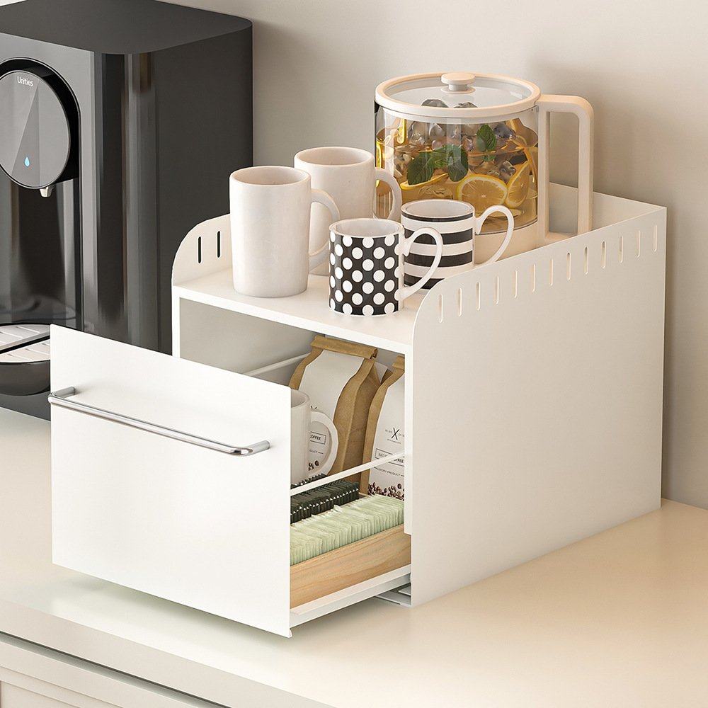 抽拉式胶囊咖啡收纳架子展示架台面水吧收纳茶杯茶具咖啡玻璃杯架,收纳整理,橱柜收纳筐,淘宝优惠券,粉丝福利购,淘宝优惠卷