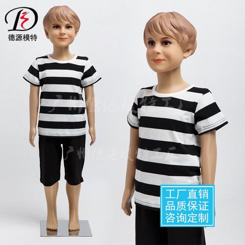 服装童装店儿童模特道具小童陈列塑料小孩展示拍照2岁男3女4童5