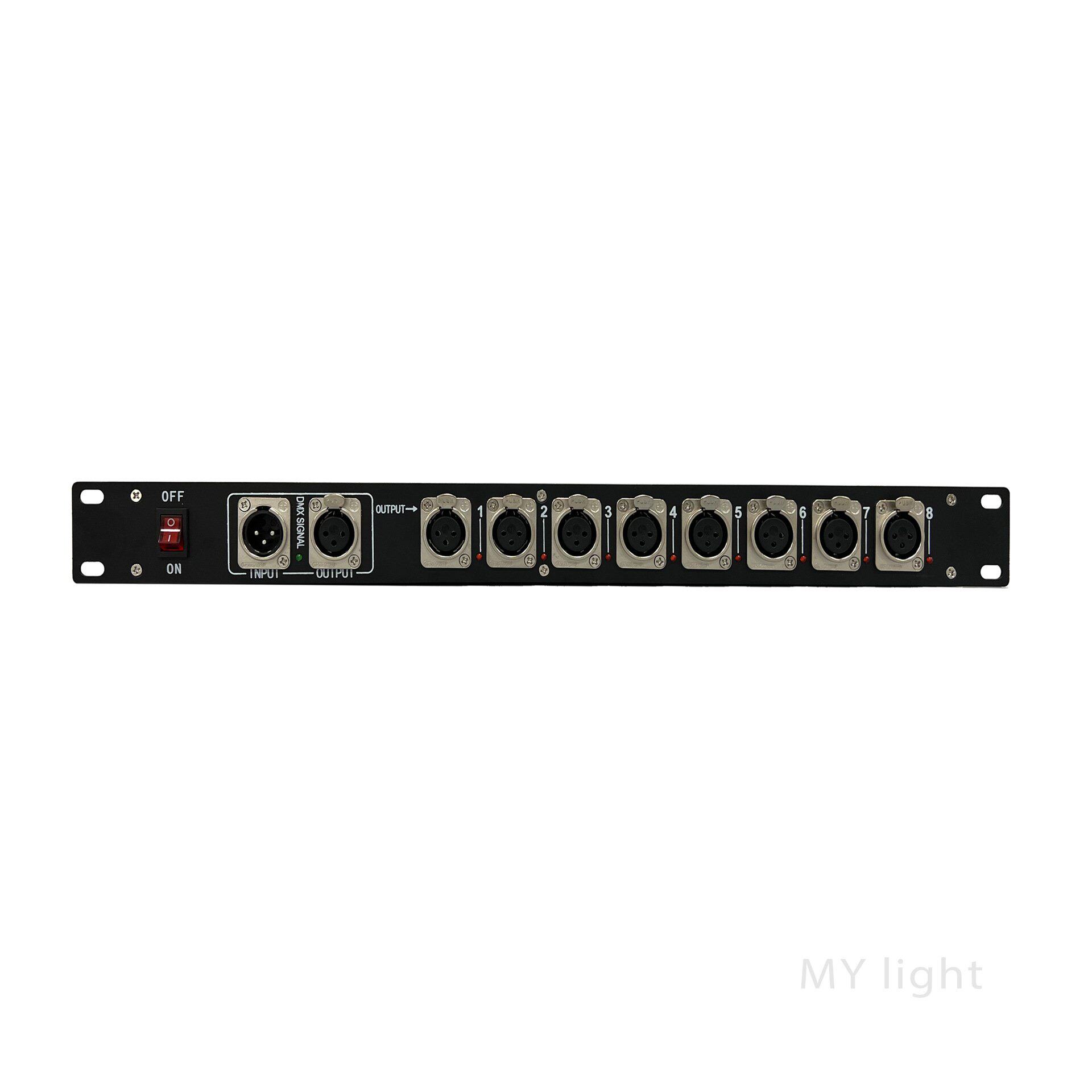 舞台灯光信号放大强器dmx512无线收发器信号分配器光束帕灯收发器