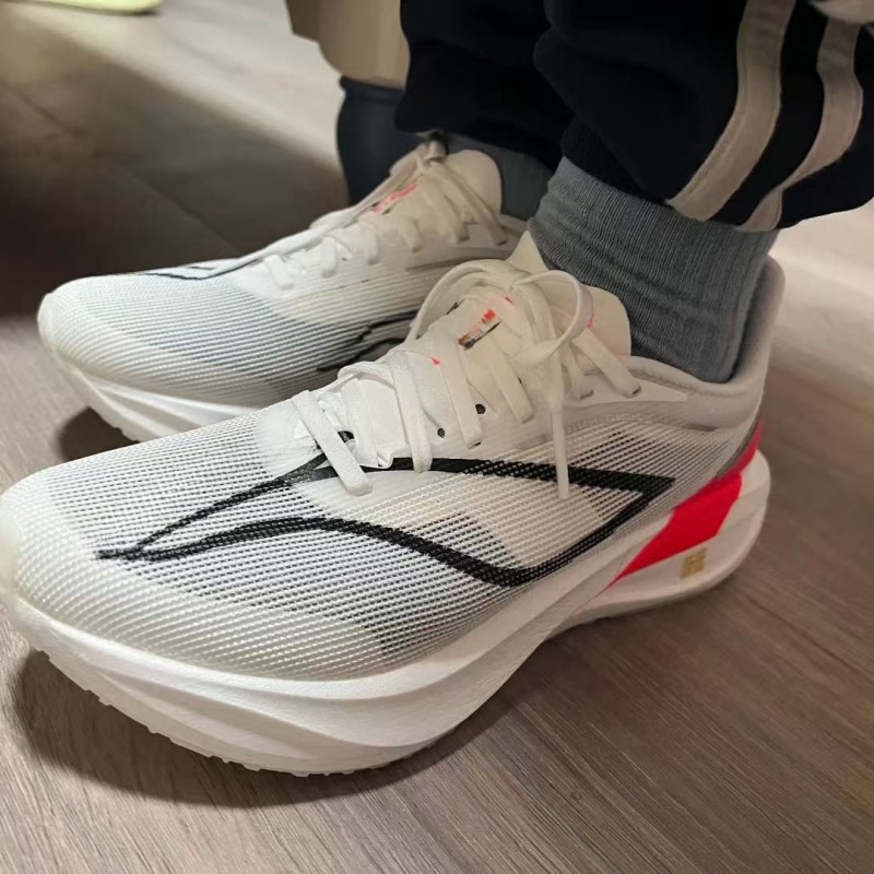 碳板飞电4C超轻透气潮款春秋款5c软底运动跑鞋学生体测训练运动鞋