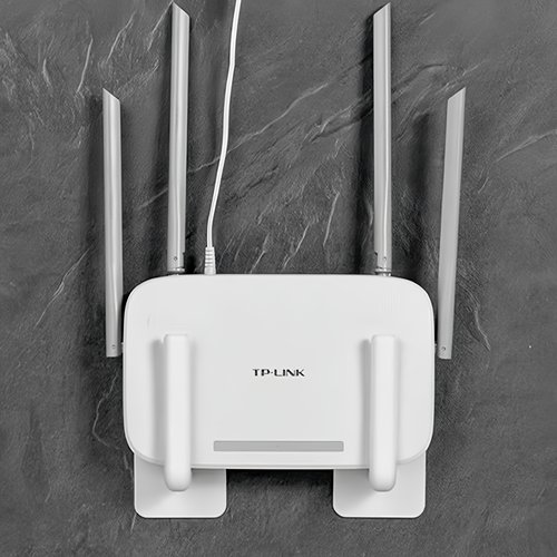 路由器收纳盒壁挂式wifi放置物架