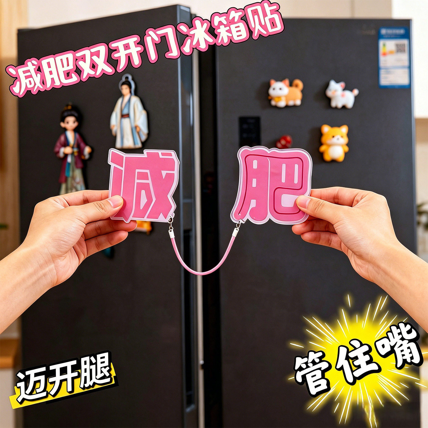 减肥冰箱贴装饰提醒你减肥