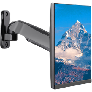 Brateck北弧显示器支架壁挂式墙体打孔内嵌伸缩挂架机械悬臂E313