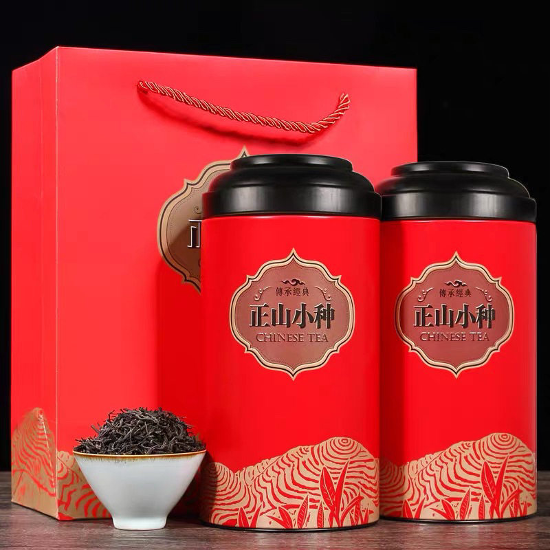 福建正山小种红茶口粮自饮茶叶250g罐装礼盒装蜜香小种茶叶