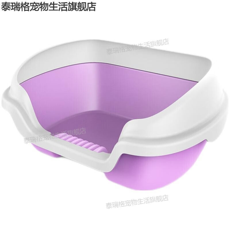 泰瑞格猫砂盆加大号猫厕所猫咪用品防外溅半封闭开放式大号加大全