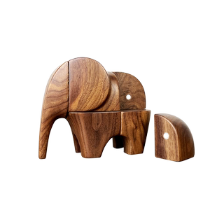 海风威H家胡桃木小飞马包包挂件轻奢美拉德挂饰手工小马车载配饰