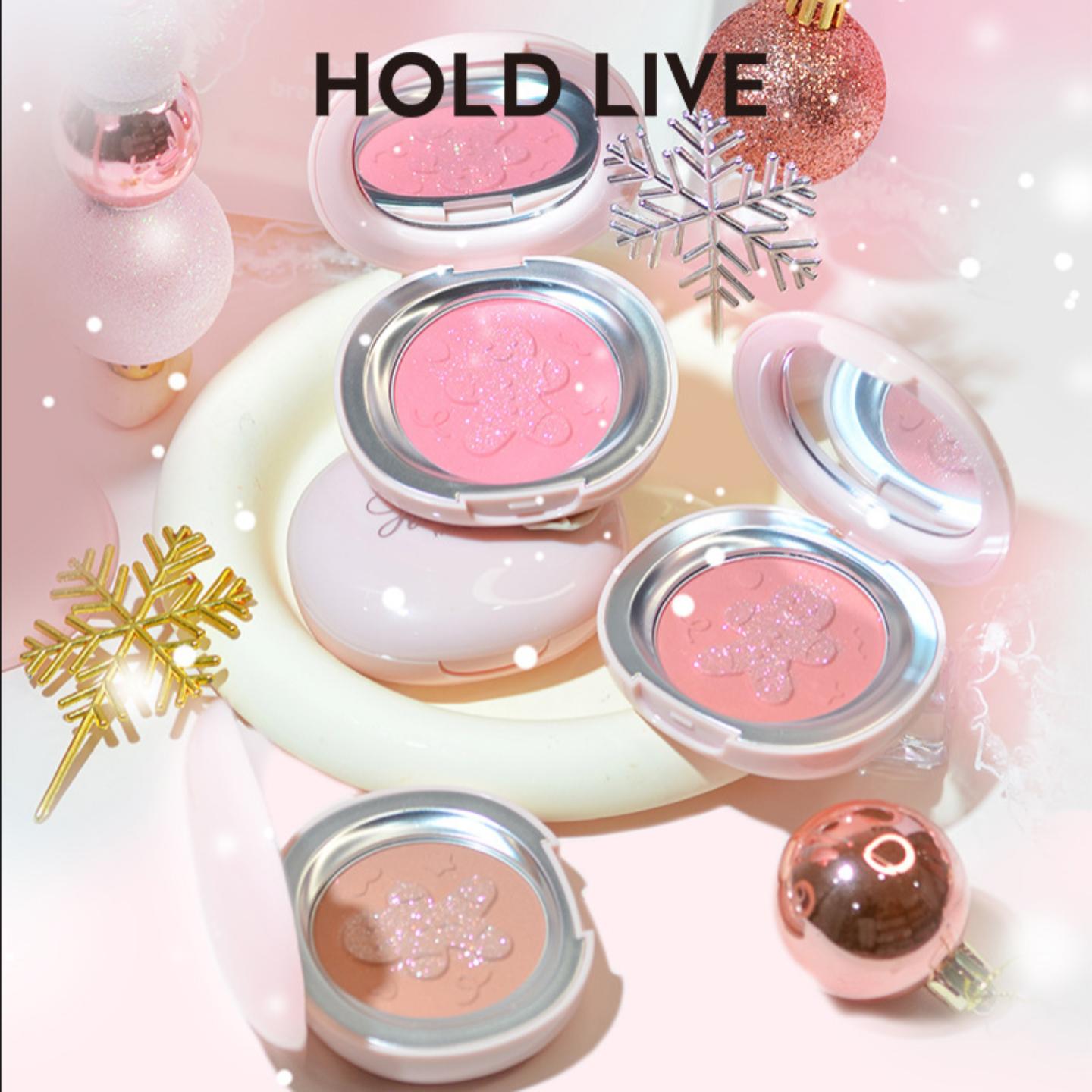 HOLDLIVE贴贴柔泥腮红膏爆闪亮图片