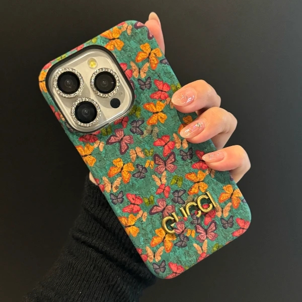 适用苹果16promax潮牌复古半包手机壳16皮纹夏季小清新硬壳iPhone15pro女保护套14plus个性创意不撞壳保护壳