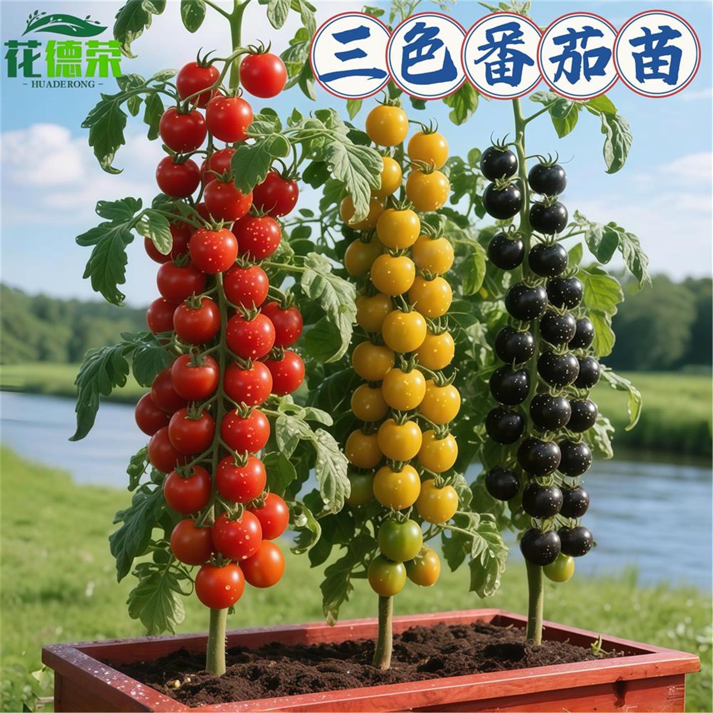 山东寿光三色红黄黑矮生小