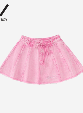 BOY BY BOY潮牌25秋上新百搭休闲牛仔半身裙女短裙W253W59004