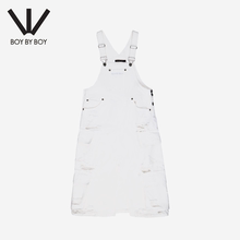 BOY BY BOY商场同款潮牌女装2025夏新款夏日懒人套装牛仔背带裙