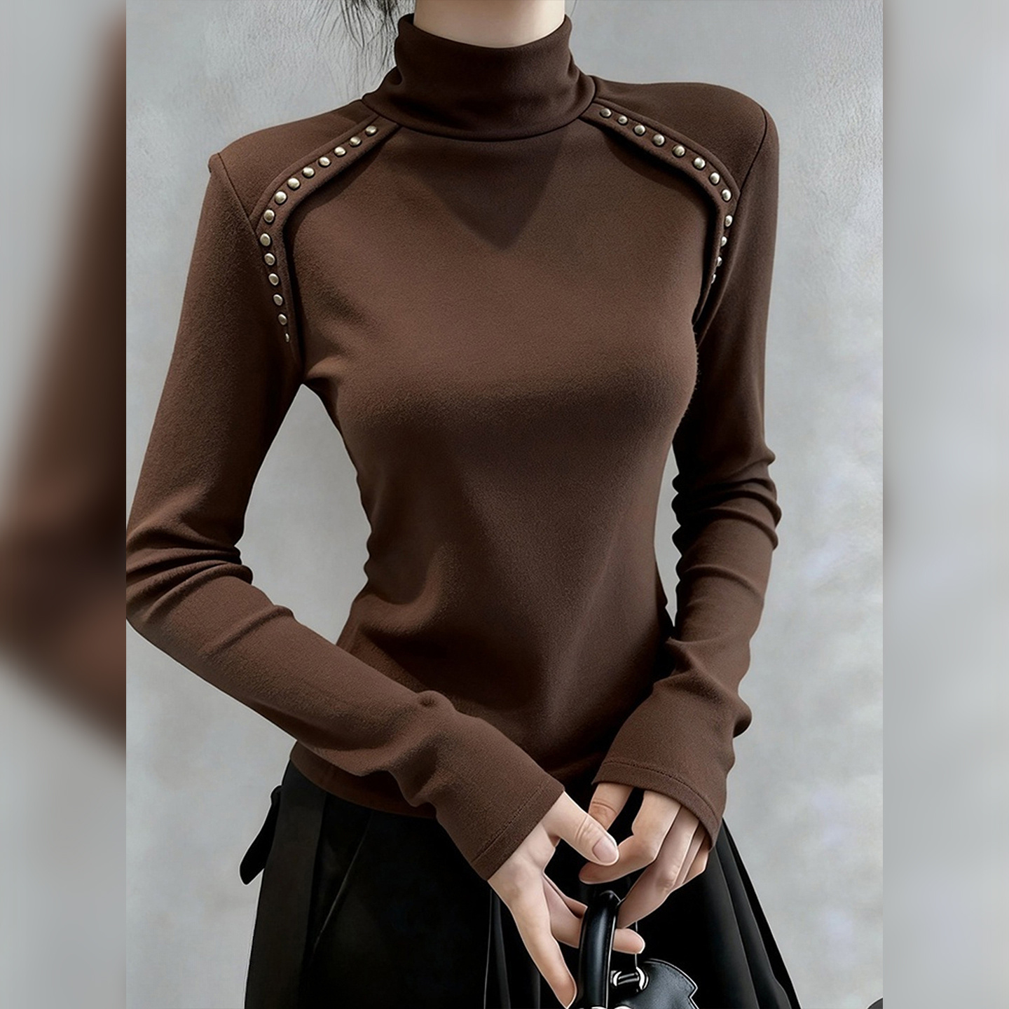 【送运费险】抖音爆款钉珠打底衫