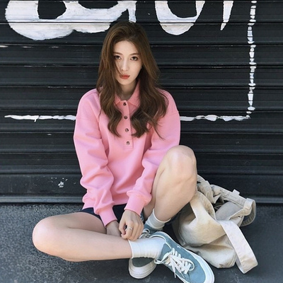 【送运费险】抖音爆款粉色卫衣女