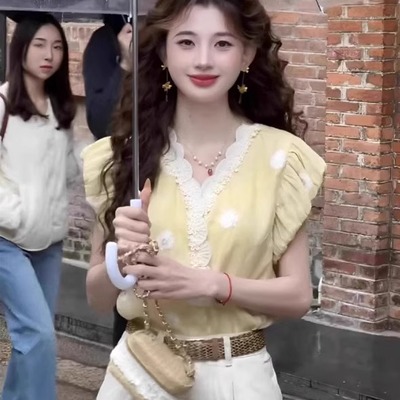 【送运费险】抖音爆款黄色上衣女
