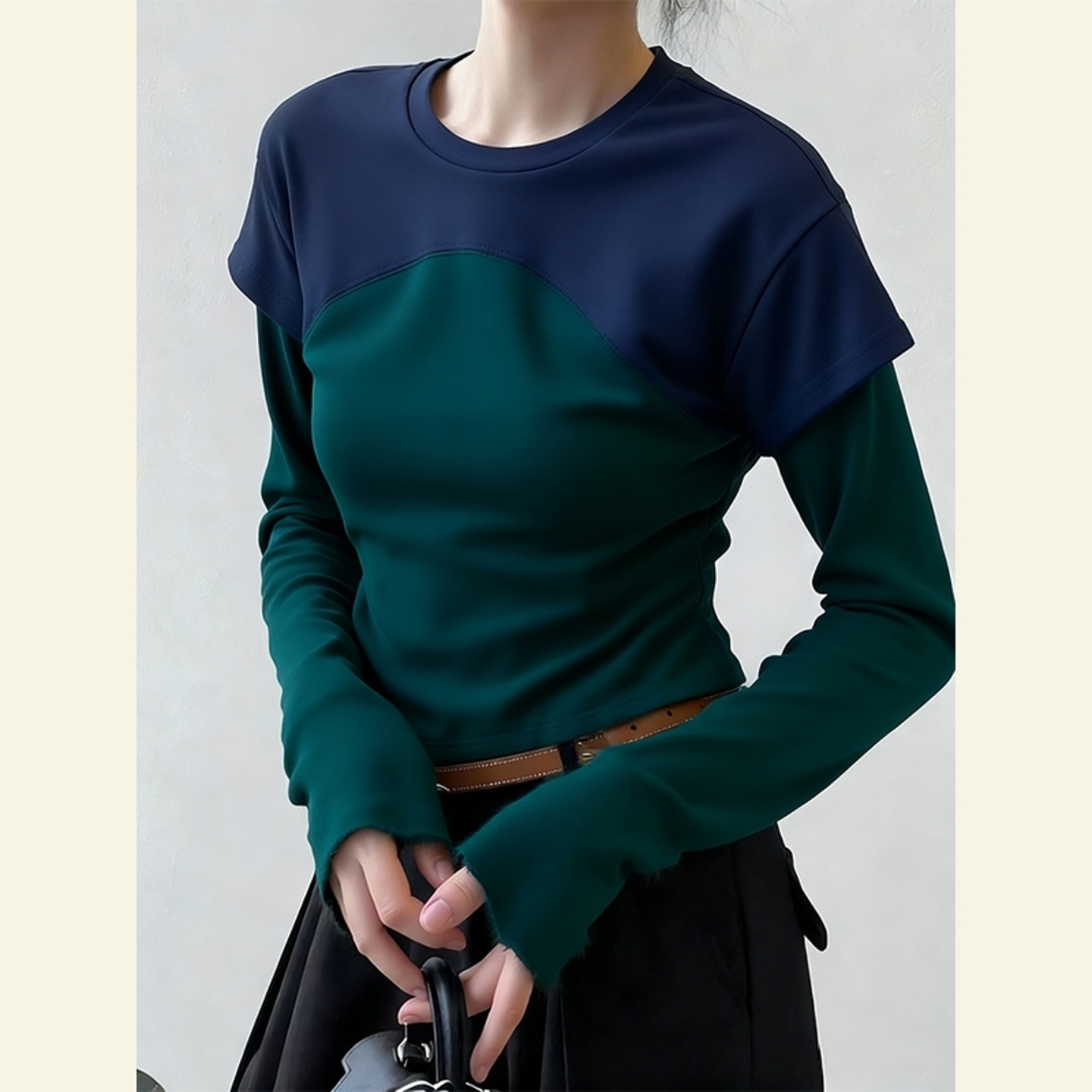 【送运费险】爆款绿色上衣小衫