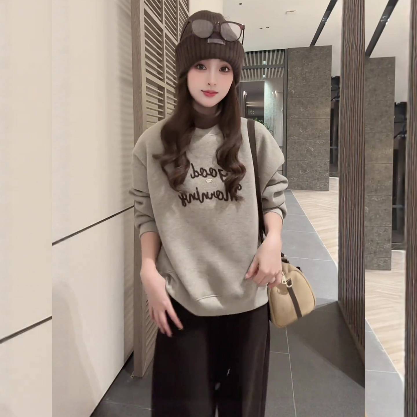 【送运费险】爆款半高领卫衣女