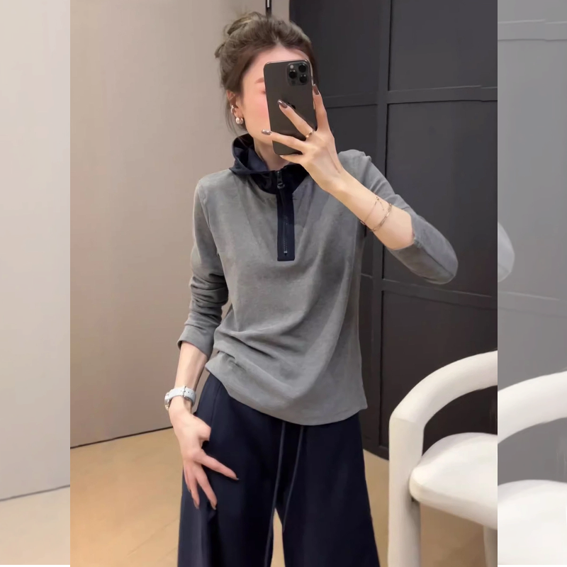 【送运费险】抖音爆款灰色卫衣女