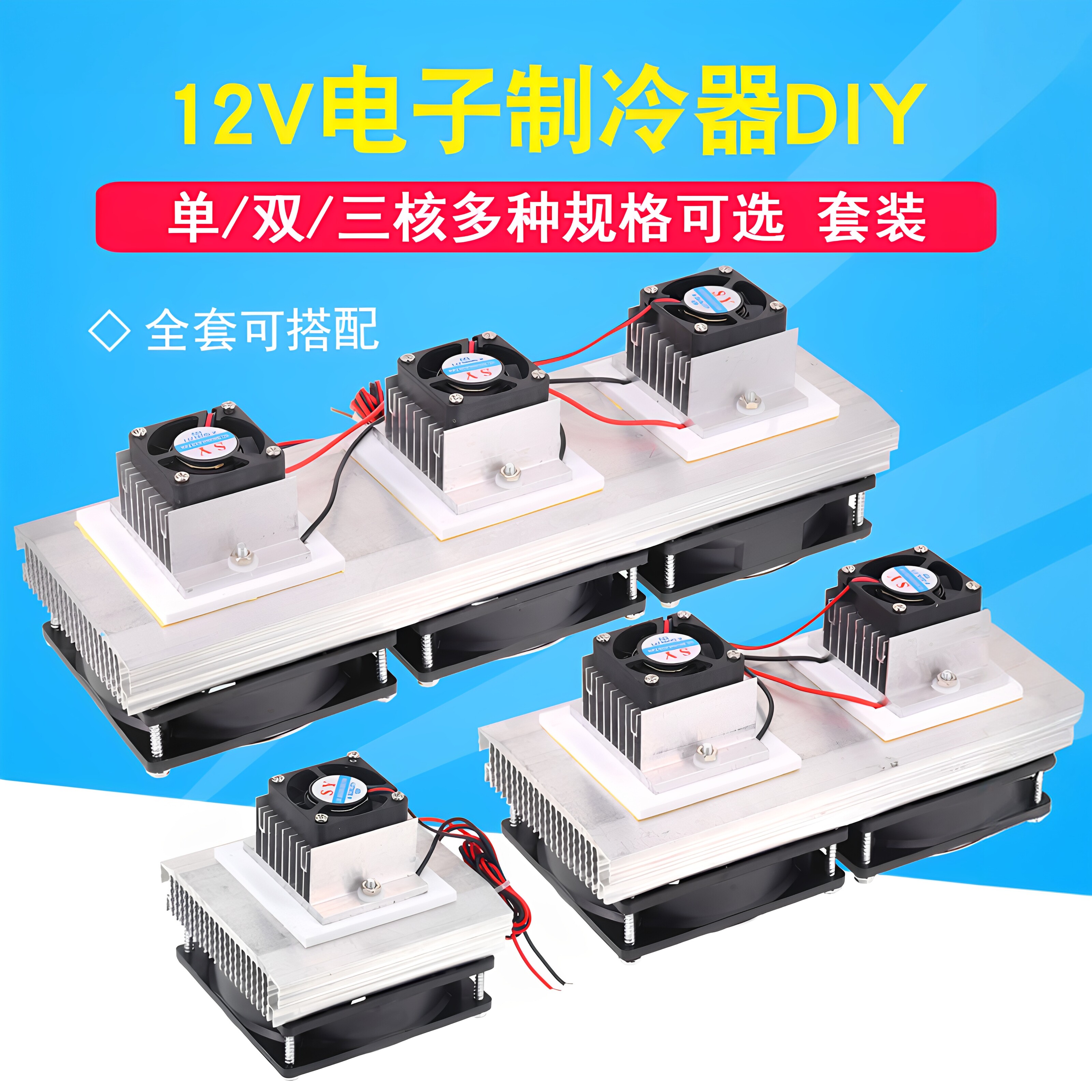 12v电子半导体制冷片套件