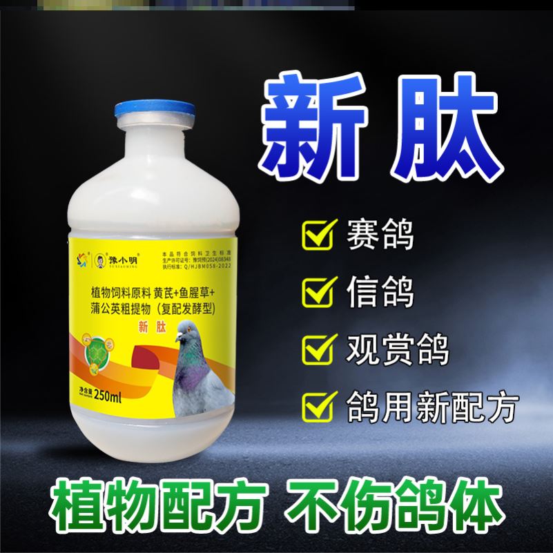 新肽鸽子歪头歪脖赛鸽绿便新肽养鸽鸽子食欲不振鸽子新肽 正品