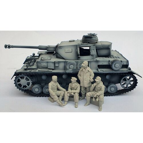 源模居GK 1/35树脂模型 军事题材 二战士兵(4人)手办白模 1220R