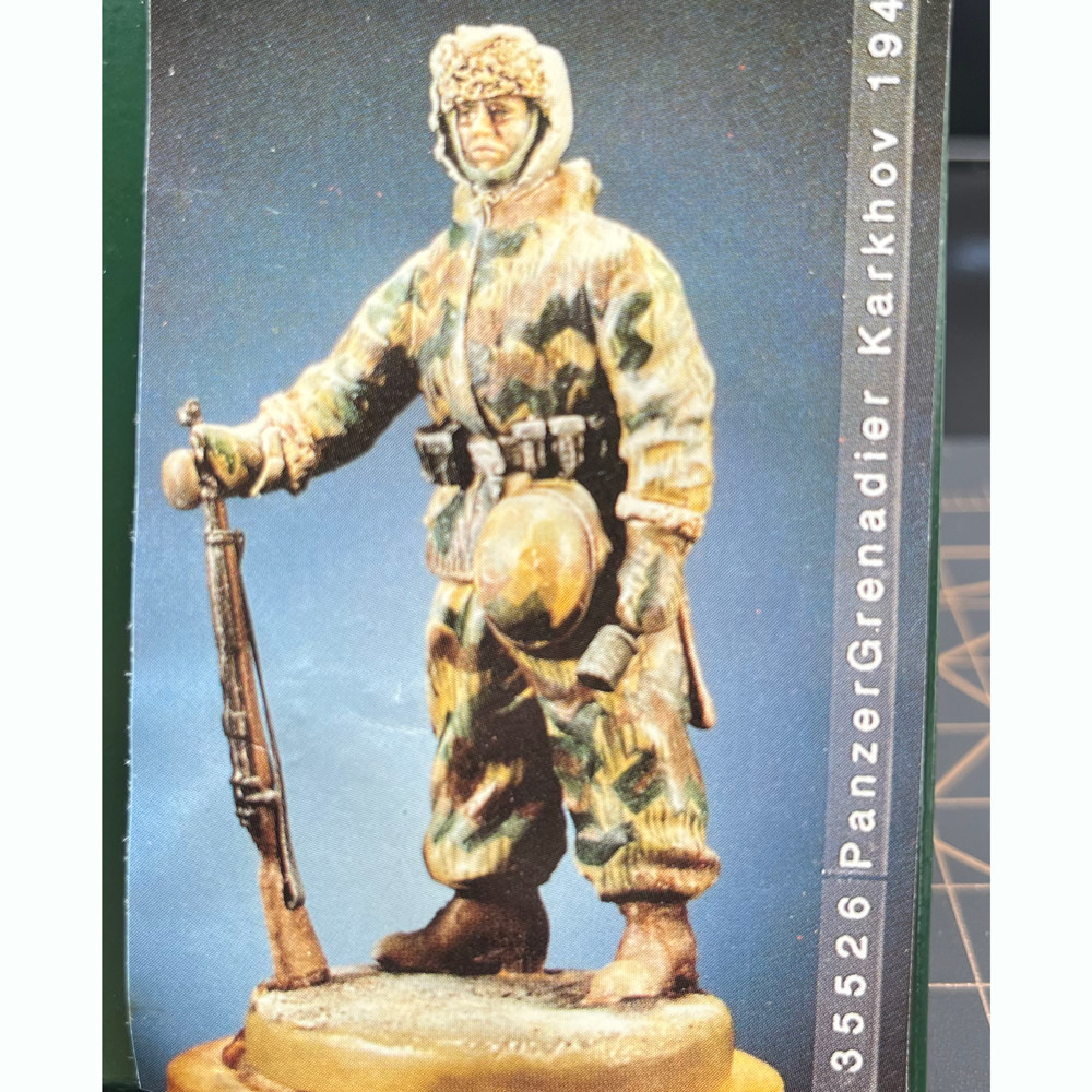 1/35德国士兵白模GK树脂模型图片