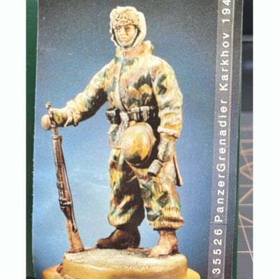 1/35德国士兵白模GK树脂模型