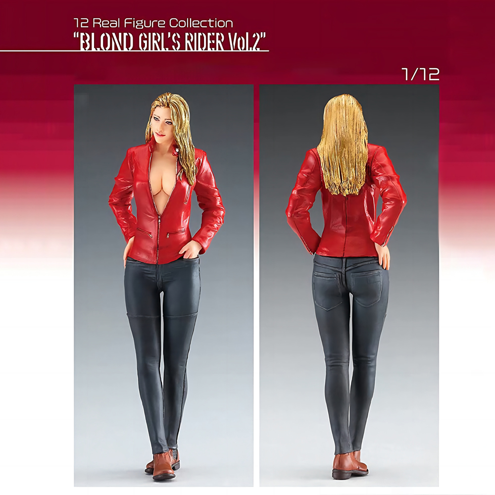 1/12金发女生树脂模型