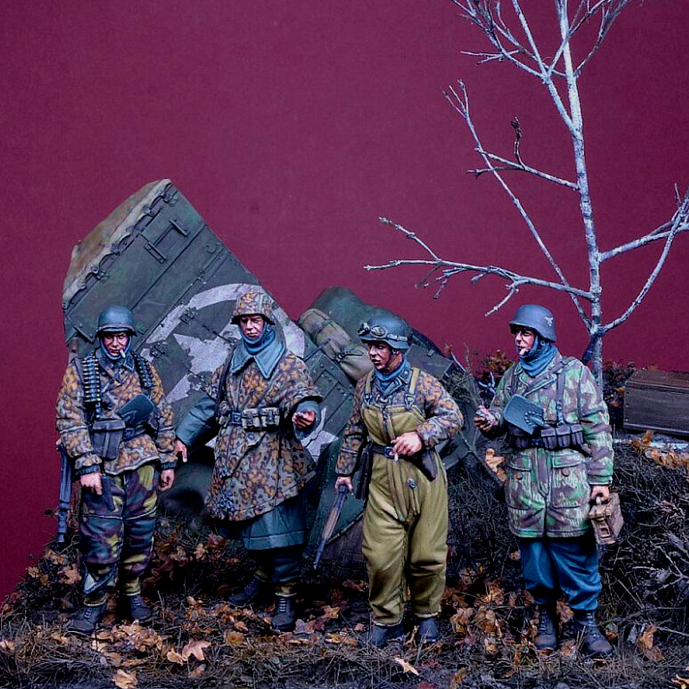 1/35兵人白模树脂模型