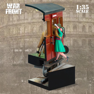 1/35 二战士兵 树脂模型现货手办兵人 军事题材 白模-355J