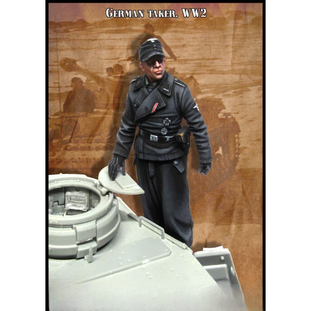 源模居GK 1/35树脂模型  二战德国坦克兵 手办白模 811R