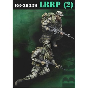 源模居GK 1/35树脂模型 越战-美国突击队士兵 手办白模 1363R