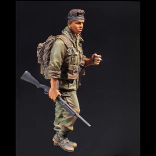 源模居GK 1/35树脂模型 越战美军手办白模 580R