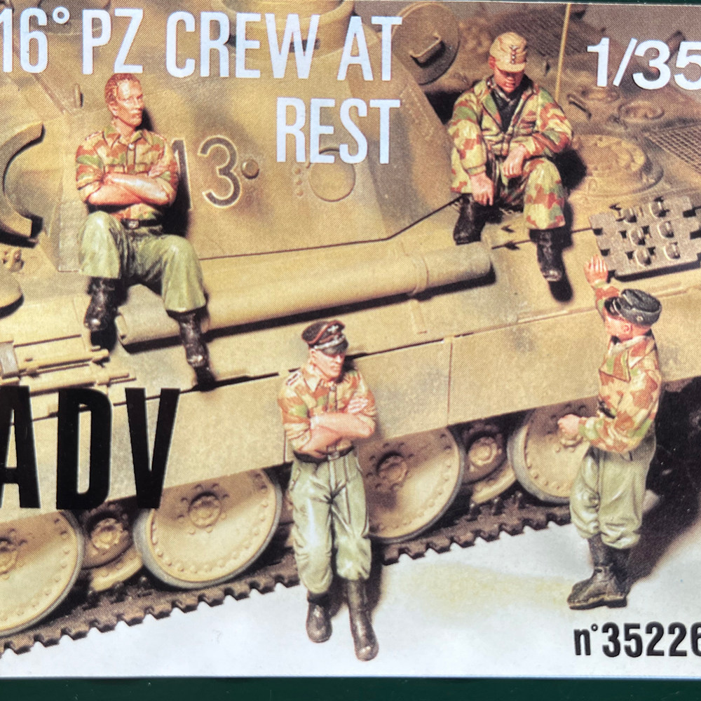 1/35二战德国兵人白模GK树脂模型图片