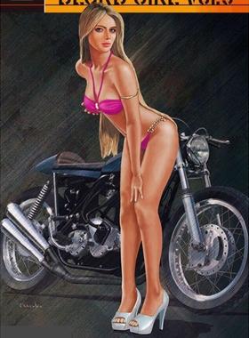 源模居GK 1/12 树脂人物模型 赛车美女 现货手办白模 电影 167RAL