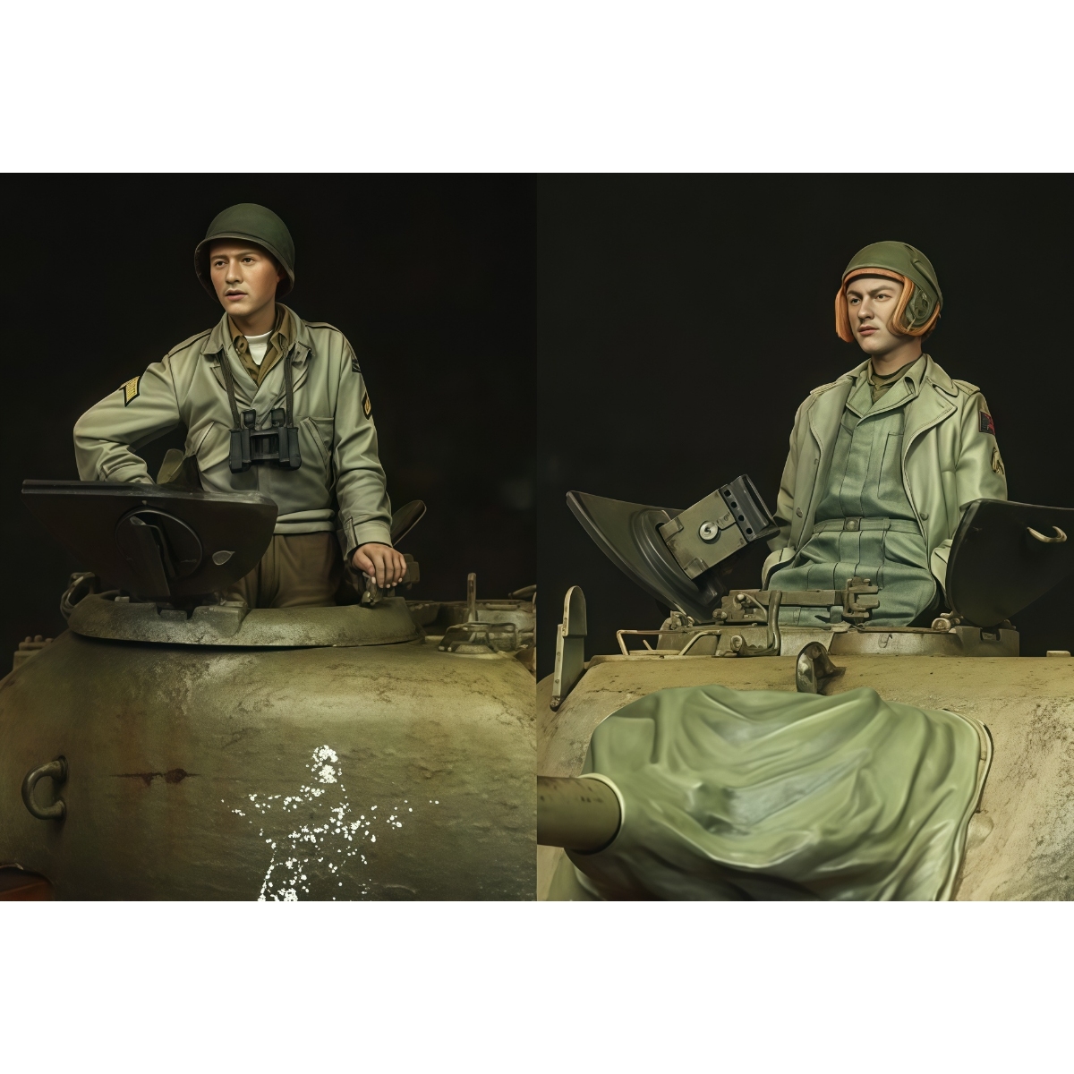 源模居GK 1/35树脂模型 美国陆军第 3 装甲师 手办白模 1545R